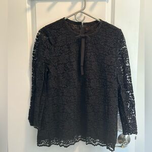 Elegant Black Lace Top Size L (Maternity)